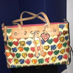 Multi color Dooney and Bourke satchel